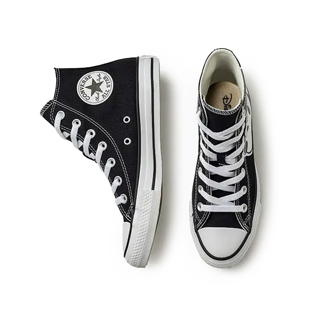 All Star Tenis CHUCK TAYLOR CT31260001 PretoBrancoBranco Sint -9-
